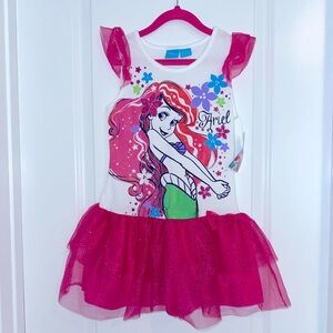 Disney Princess Ariel Ruffle Dress NWT